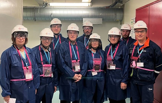 Fabien Roussel en visite à la centrale de Golfech Tarn et garonne