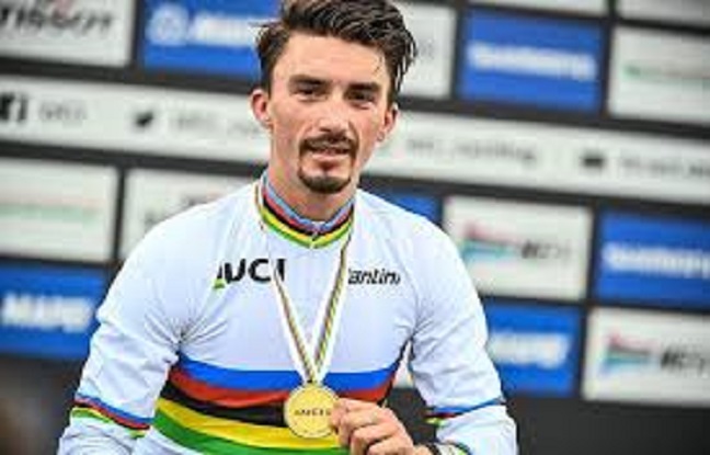 Cyclisme. Alaphilippe en arc en ciel