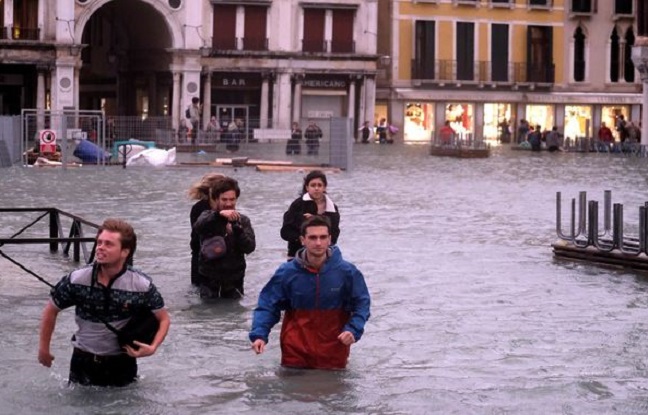Venise. Inondations. La Sérénissime a les pieds dans l’eau