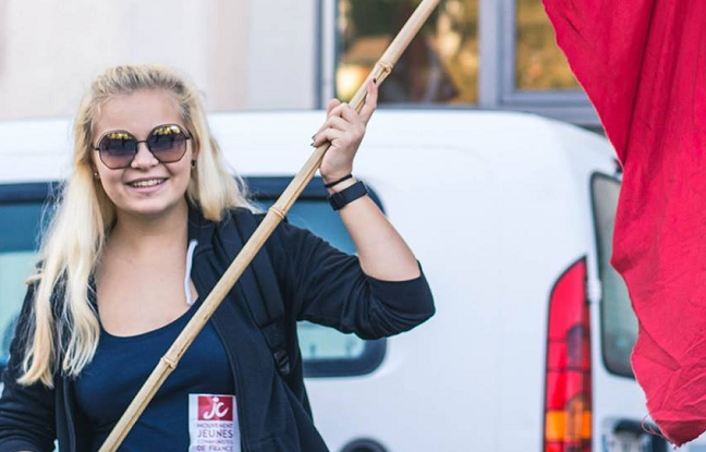 Sur la liste Ian Brossat, à 18 ans, Lucie Martin est la plus jeune candidate aux européennes