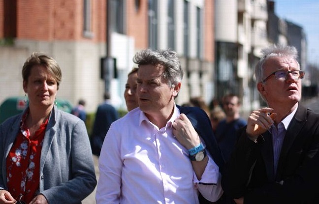 Le secrétaire national du PCF Fabien Roussel au Printemps de Bourges