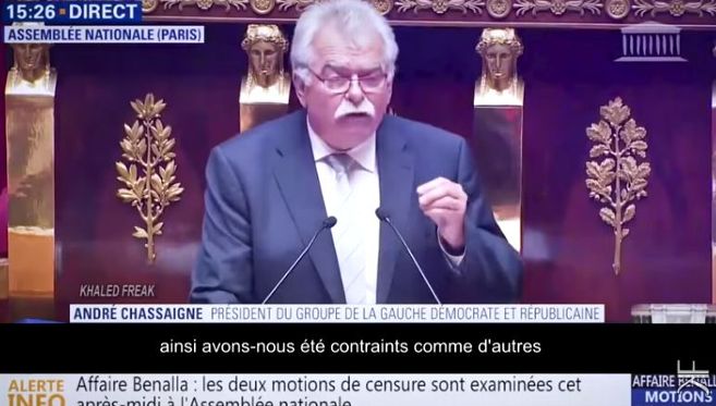 L'Assemblée rejette la motion de censure de la gauche, votée par 70 députés