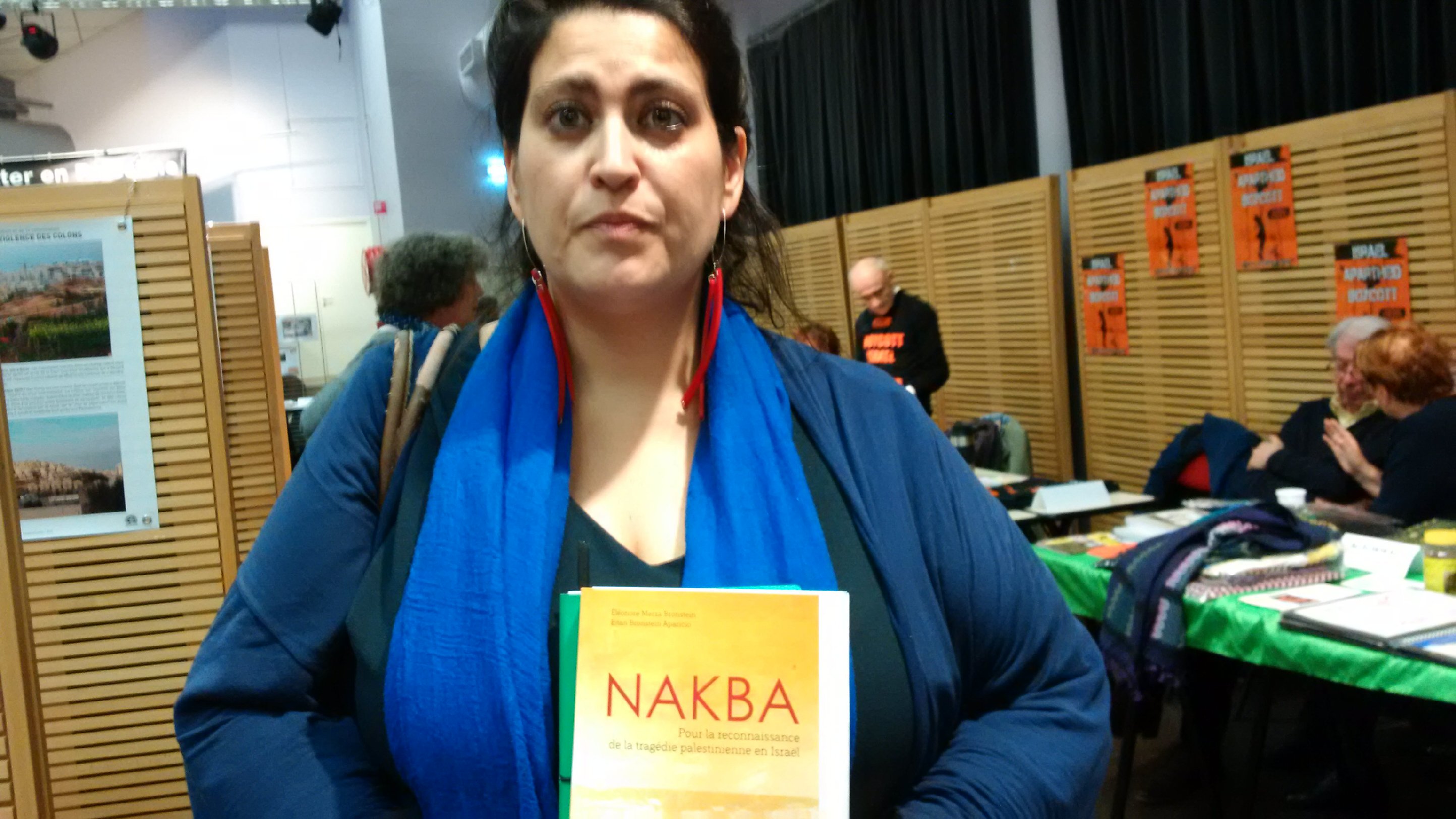 Eléonore Merza Bronstein  invitée des 8 heures pour la Palestine à Evry