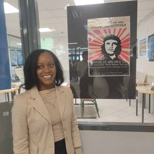 Exposition sur Che Guevara au lycée NDS à Evry-Courcouronnes
