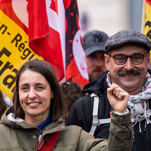 Manifestations du 1er mai 2023, réactions de Sophie Binet et Fabien Roussel