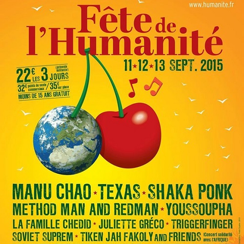La Fête de l’Humanité, la légende, 2015, avec Juliette Gréco