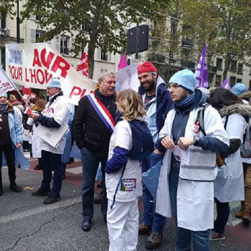 Manifestation des soignants : le soutien des parlementaires communistes