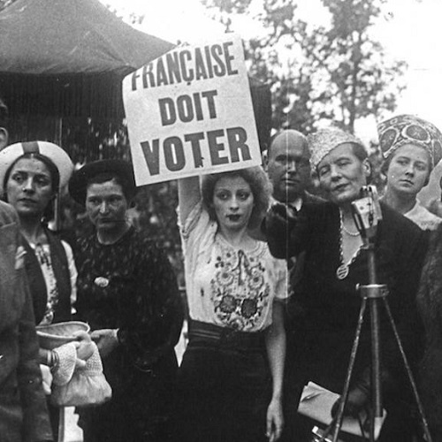 Le 21 avril 1944 les femmes obtenaient enfin le droit de vote