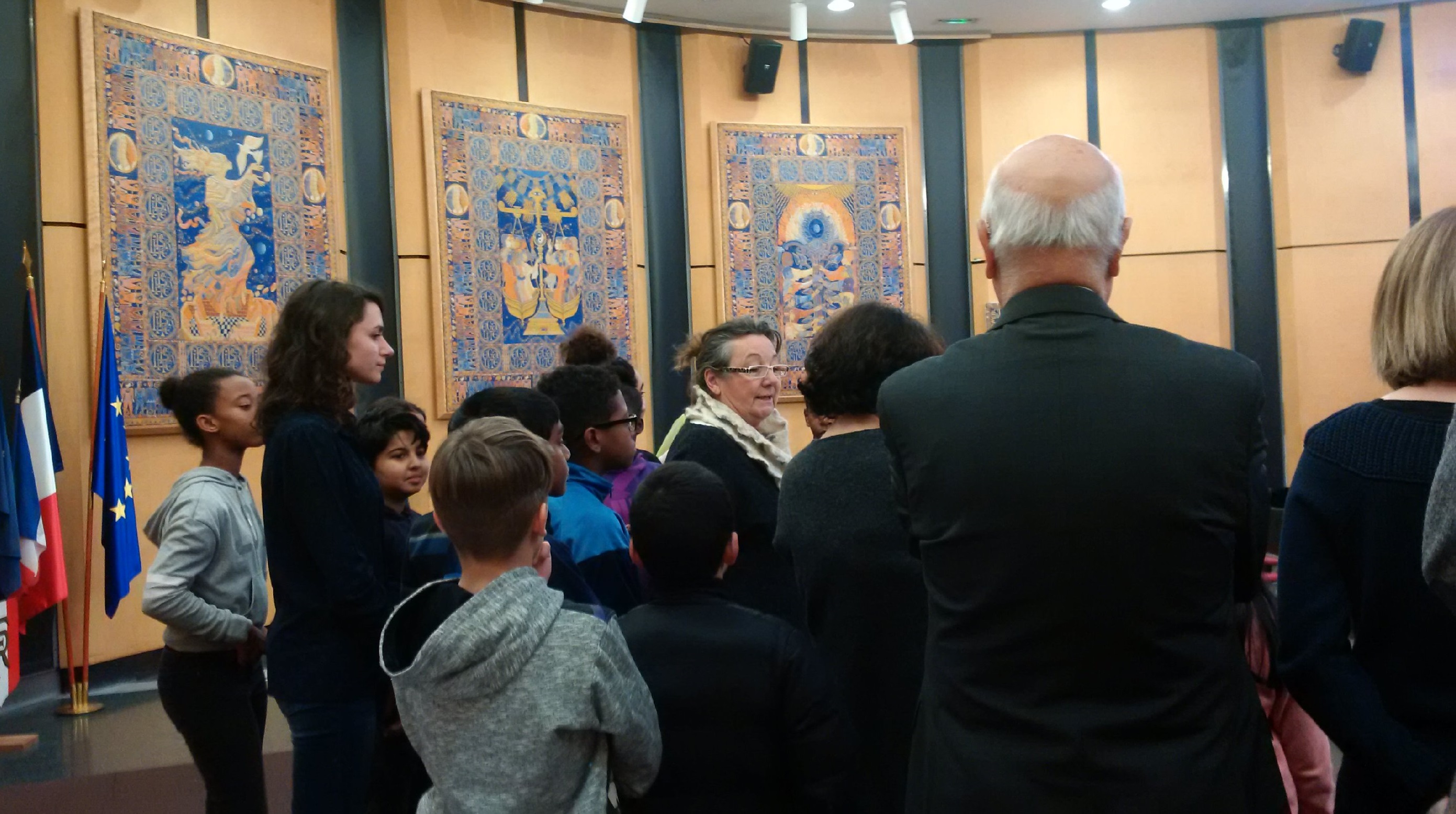 Evry, remise du premier prix du concours sur la laïcité décerné par la municipalité d Evry