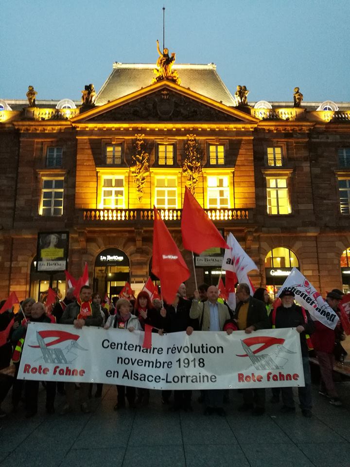 Strasbourg 10 novembre 1918 une République socialiste est proclamée