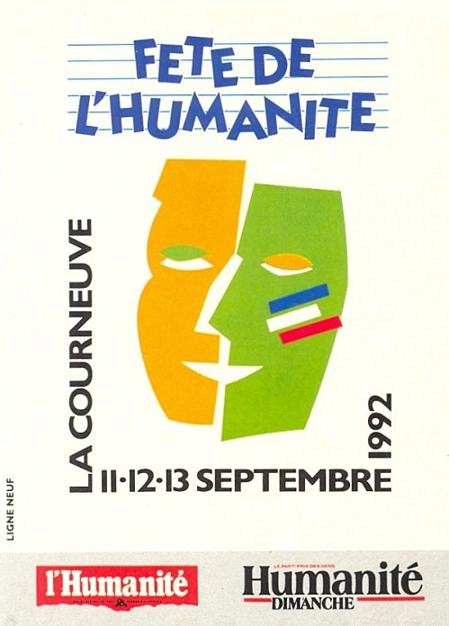 Fête de l Humanité 1992 : la légende, avec cette année là Rachid Taha, écoute moi camarade